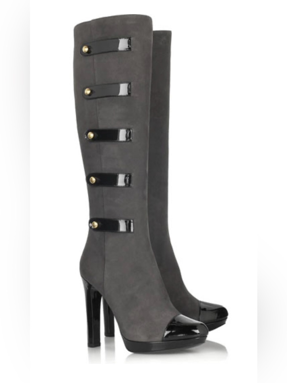 Gorgeous Fendi Military Style Boots